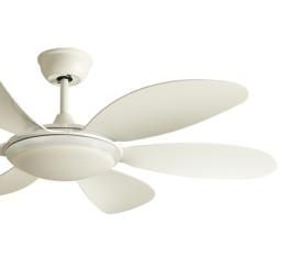 Ventilador Tanik Cristal Record - 107cm Blanco Motor DC