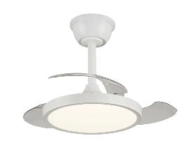 Ventilador Retractil Melody-XS Blanco P&B - Motor DC. 30-68cmØ.