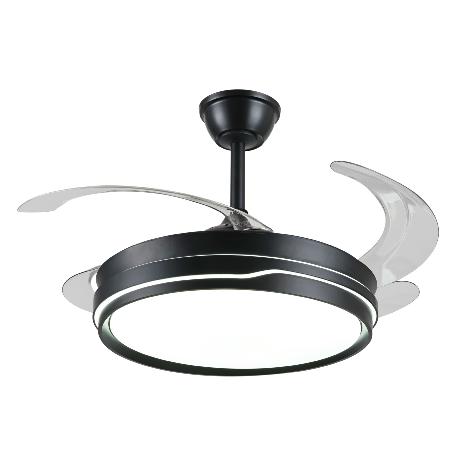 Ventilador Retractil Selina-L Negro P&B - Motor DC. 50-108cmØ.