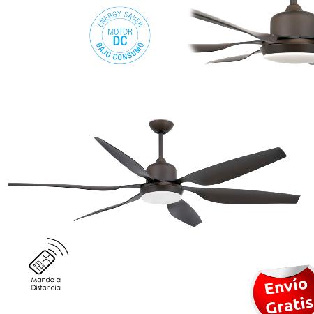 Ventilador Tilos FARO Marrón 168cm.Ø Motor DC