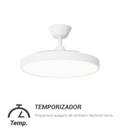 Ventilador Bombay M Minimalista - Aspas retractiles Ø50-106cm