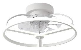 Ventilador BORA Blanco Fabrilamp - Motor DC Ø50cm