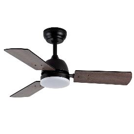 Ventilador Portico Negro Fabrilamp - Motor DC Ø91,4cm