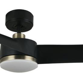 Ventilador Tempel Negro Fabrilamp - Motor DC Ø132cm