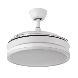 Ventilador BAYOMO Mini Blanco Fabrilamp - Motor DC Ø91cm