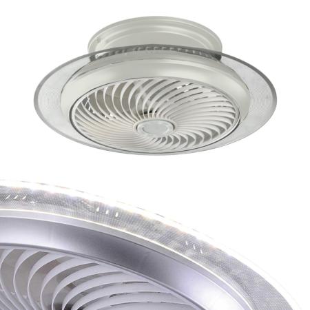 Ventilador Ottawa Blanco Acontract-luz  Ø55cm.