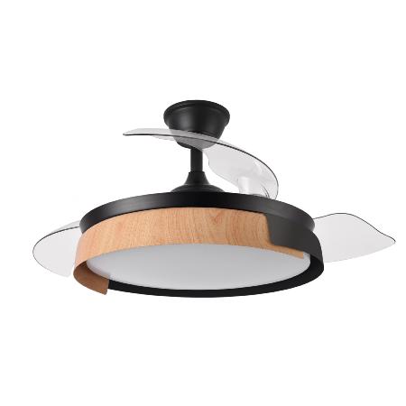 Ventilador Provenza Fabrilamp Negro - Motor DC Ø107cm