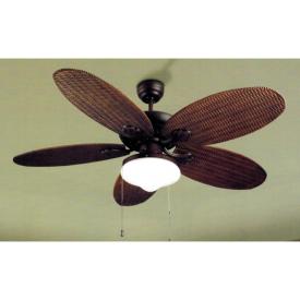 Ventilador Phuket Marron + Kit de luz LEDS-C4 Ø132cm