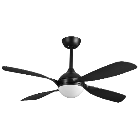 Ventilador Livorno Negro Fabrilamp - Motor DC Ø132cm