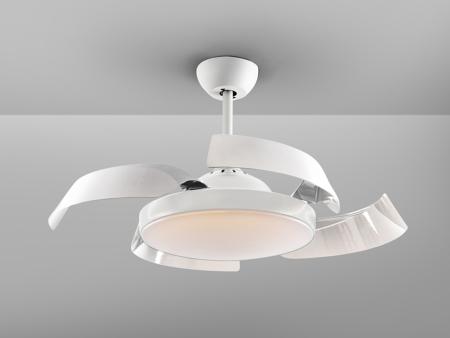 Ventilador Enzo Schuller - Blanco Motor DC LED Ø106cm