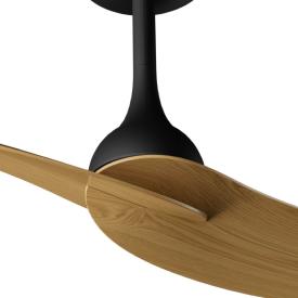 Ventilador IPANEMA II Negro Madera Mantra - Motor DC Ø106cm.