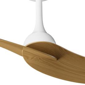 Ventilador IPANEMA II Blanco Madera Mantra - Motor DC Ø106cm.