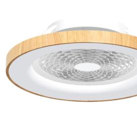 Ventilador Tibet Mantra - Madera Luz LED Domotico 63cm.Ø