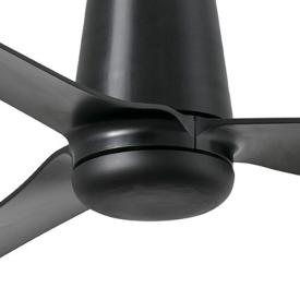 Ventilador Punt Tub M FARO Negro - sin luz. 130cm.Ø