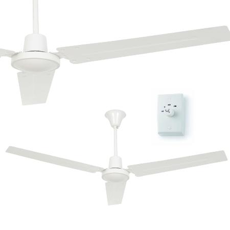 Ventilador Indus FARO blanco 5 velocidades 140cm.Ø