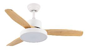 Ventilador Kavala Blanco Haya Fabrilamp - Motor DC Ø112cm