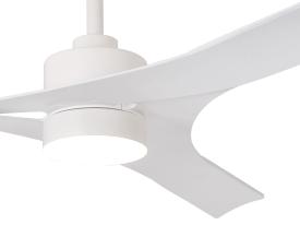 Ventilador Thai Mantra - Blanco Motor DC Luz LED Ø122cm.