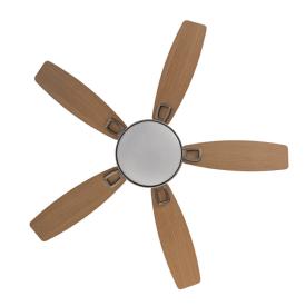 Ventilador Braw Niquel Satinado Fabrilamp - Motor DC 107Øcm