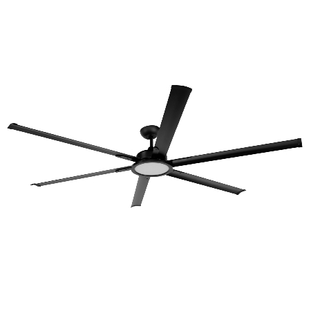 Ventilador Almanzor Negro Fabrilamp - Motor DC Ø214cm