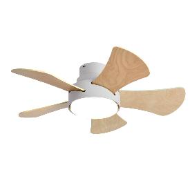 Ventilador Gregario Blanco Fabrilamp - Motor DC Ø82cm