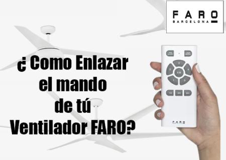 Enlazar el mando de un Ventilador FARO