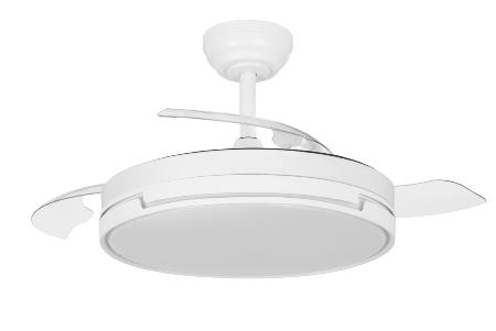 Ventilador Papiro Blanco Fabrilamp - Motor DC Ø91cm