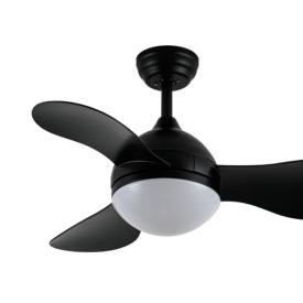 Ventilador Solido Negro Fabrilamp - Motor DC Ø90cm