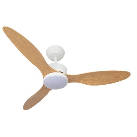 Ventilador Serpa Blanco Haya Fabrilamp - Motor DC Ø107cm