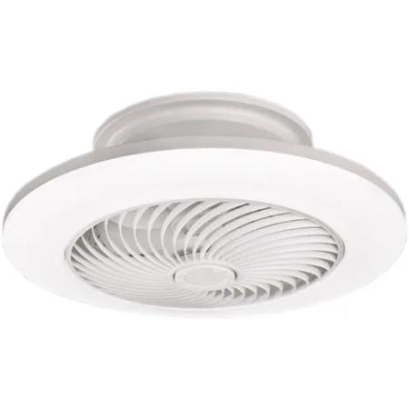 Ventilador Varsovia Blanco roto Acontract-luz  Ø55cm.