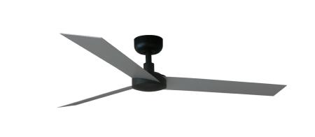 Ventilador Cruiser L FARO - Negro Aluminio - Sin luz - Ø132cm.