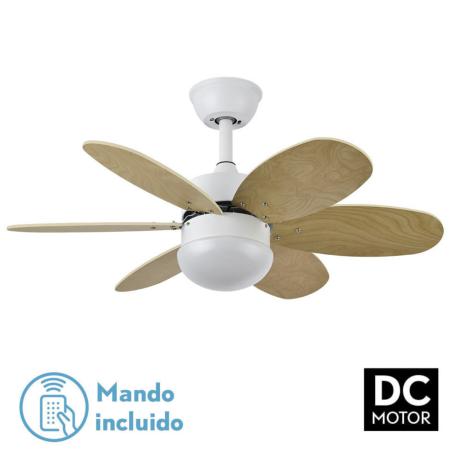 Ventilador ALVES Blanco - Fabrilamp. Motor DC. Ø 85cm.