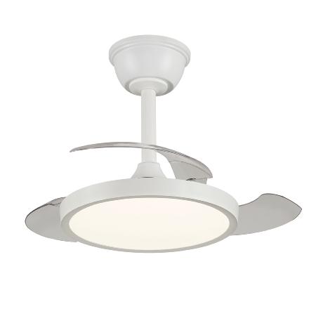 Ventilador Retractil Melody-XS Blanco P&B - Motor DC. 30-68cmØ.