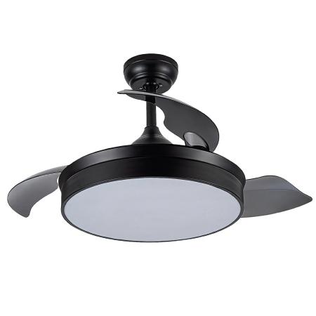 Ventilador Cala Fabrilamp Negro - Motor DC Ø109cm