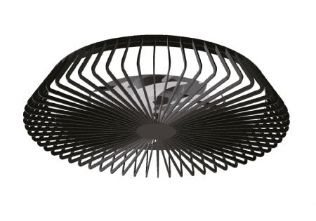 Ventilador Himalaya Mantra - Negro Luz LED Domotico 63cm.Ø