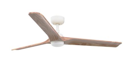 Ventilador Heywood L FARO Blanco con luz LED 132cm.Ø