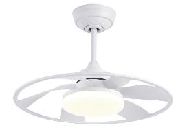 Ventilador CELSIUS Blanco Fabrilamp - Motor DC Ø55cm