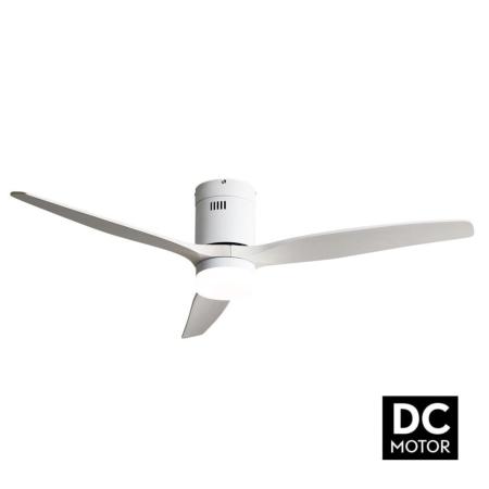 Ventilador Aguilon LED Blanco Fabrilamp - Motor DC Ø132cm