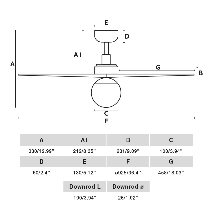 ventilador-klim-s-faro-luz-e27-medidas