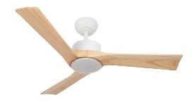 Ventilador Orinoco Blanco Haya Fabrilamp - Motor DC Ø107cm