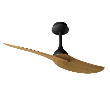 Ventilador IPANEMA II Negro Madera Mantra - Motor DC Ø106cm.