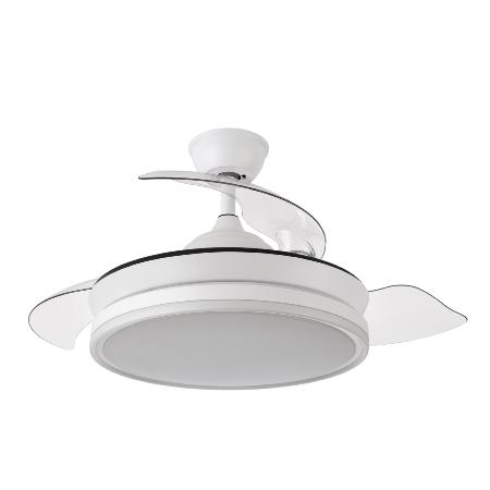 Ventilador BAYOMO Mini Blanco Fabrilamp - Motor DC Ø91cm