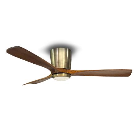 Ventilador CASTULO SUNACA - Motor DC. Oro Envejecido 132cm Ø.