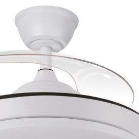 Ventilador Tridente Mini Fabrilamp Blanco - Motor DC Ø91cm