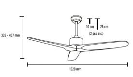 Ventilador Etesian MIMAX Ø132cm