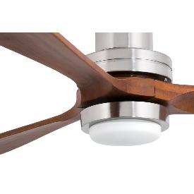 Ventilador Lantau G FARO con luz LED 168cm.Ø Nogal MOTOR DC