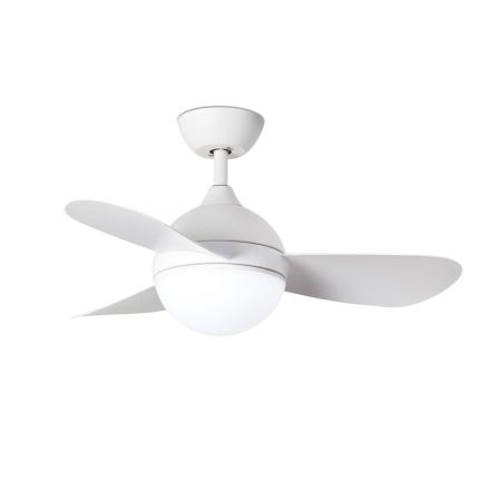 Ventilador HVAR S FARO Blanco - Luz LED - Ø97cm. 