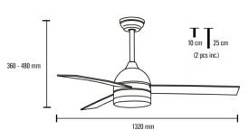 Ventilador Tramuntana MIMAX Ø132cm