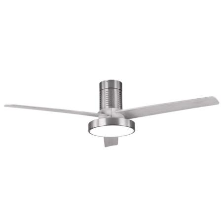 Ventilador Pax Niquel/Gris Fabrilamp - Motor DC, luz LED Ø139cm