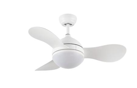 Ventilador Solido Blanco Fabrilamp - Motor DC Ø90cm