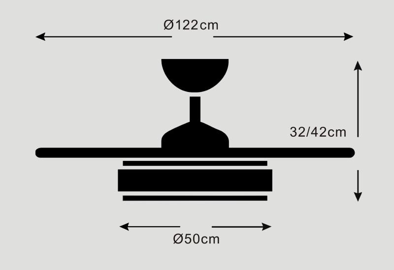 ventilador chloe xl pb medidas